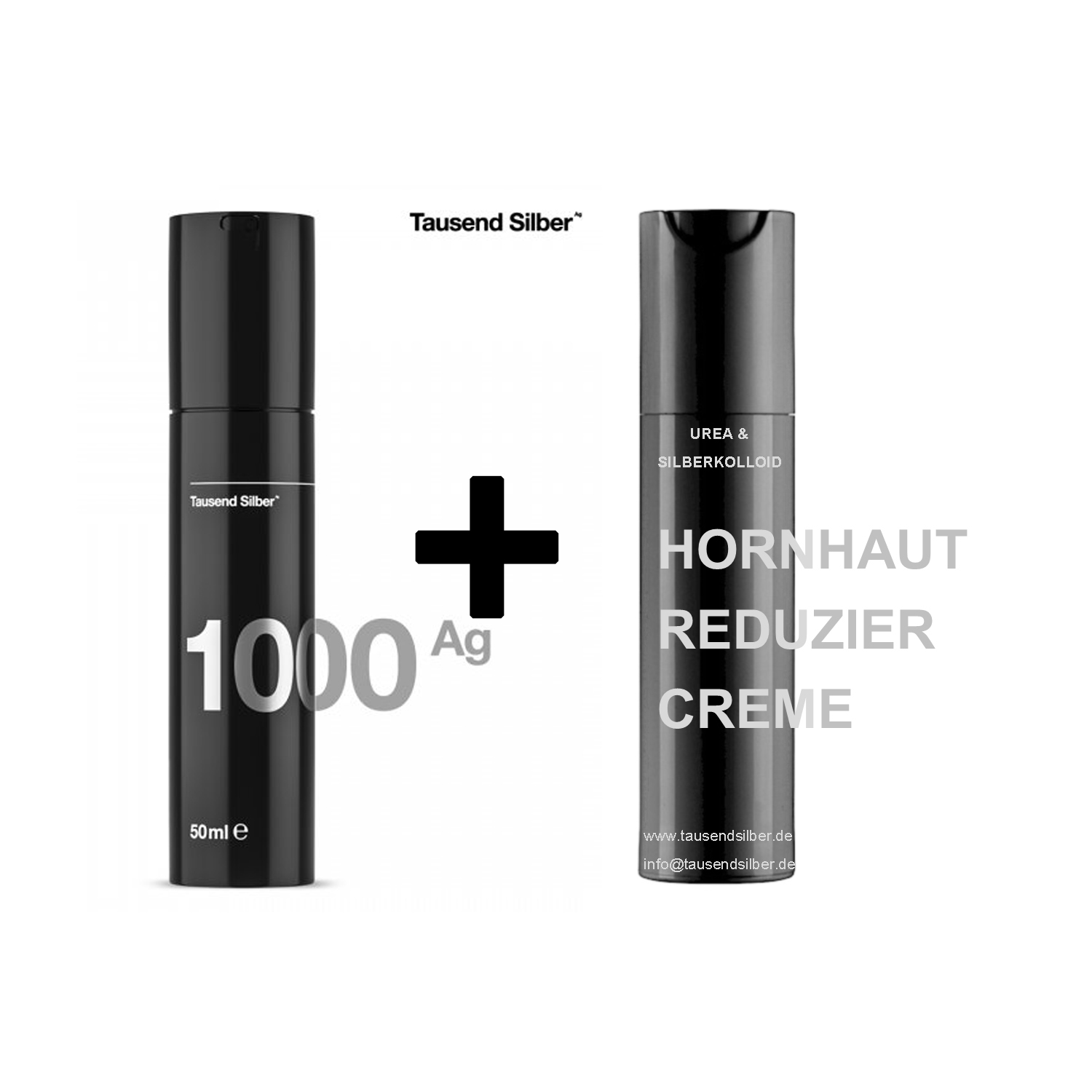 Tausend Silber Power Duo Creme 2x50ml Tausend Silber plus Hornhaut Reduzier Creme Power Duo